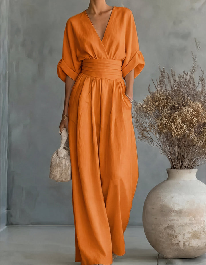 Genevieve | Elegant Wide-Leg Jumpsuit