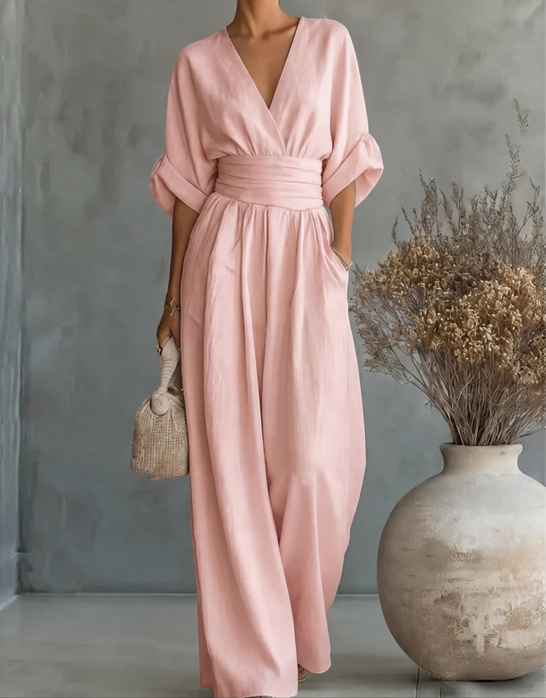 Genevieve | Elegant Wide-Leg Jumpsuit