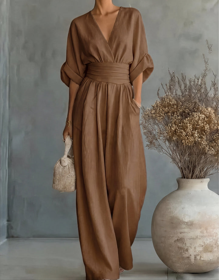 Genevieve | Elegant Wide-Leg Jumpsuit