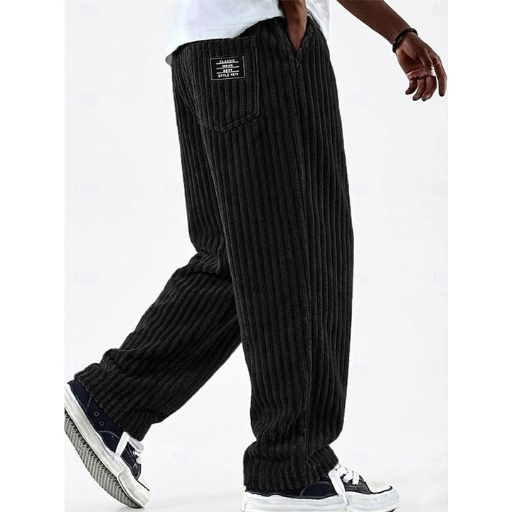 Bradford | Ribbed Straight-Leg Trousers