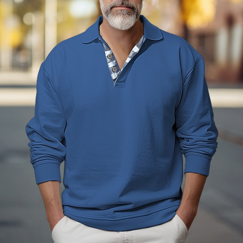 Griffin | Polo-Collar Sweatshirt