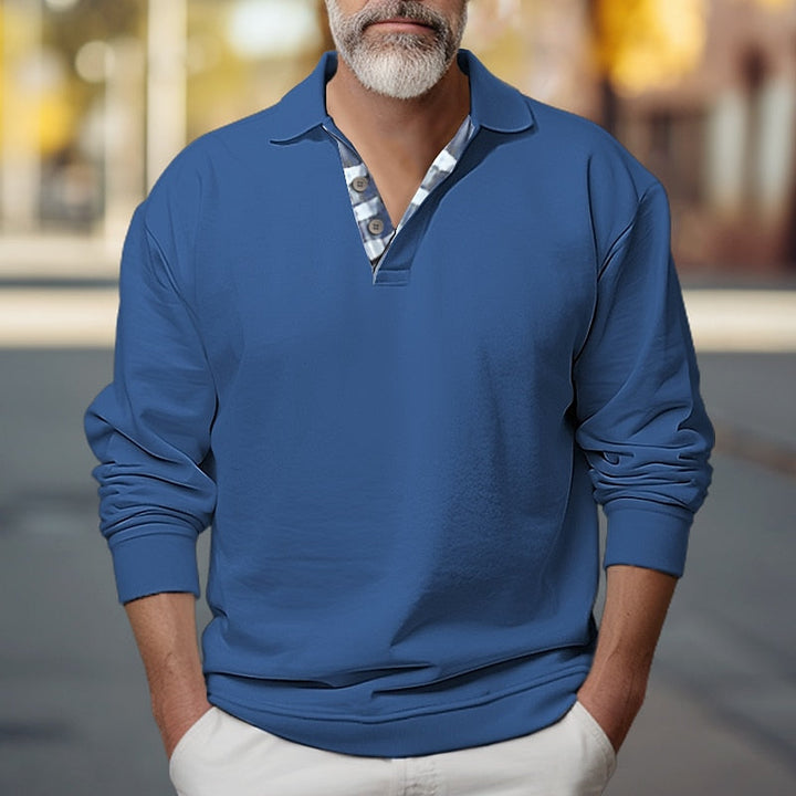 Griffin | Polo-Collar Sweatshirt