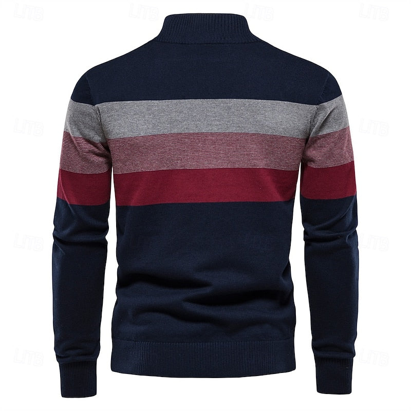 Gerald | Quarter-Zip Knit Jumper