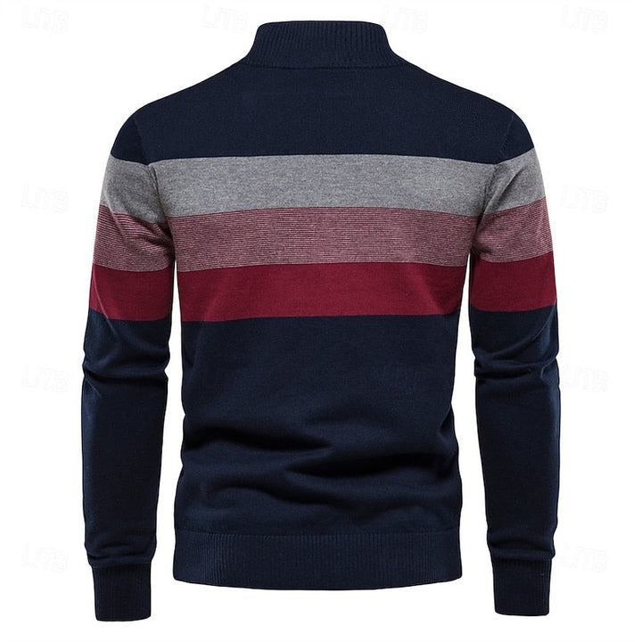 Gerald | Quarter-Zip Knit Jumper