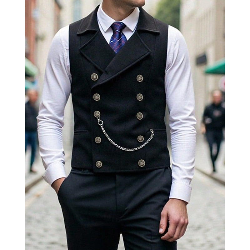 Edmund | Double-Breasted Tailored Waistcoat