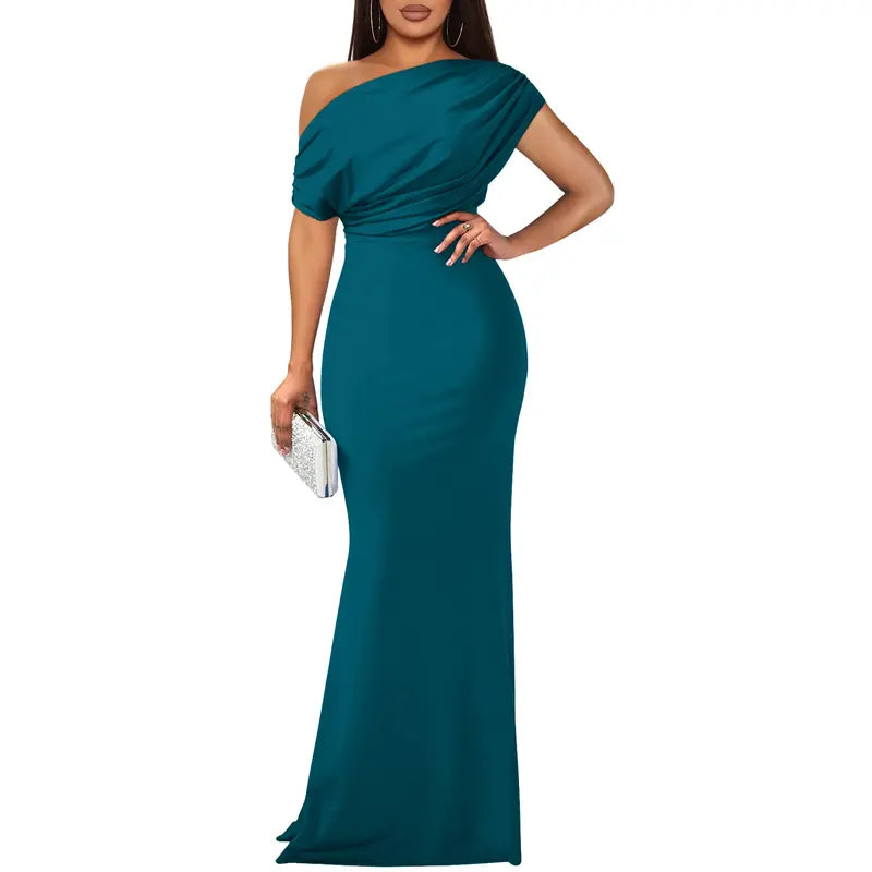 Rose | Elegant Off-Shoulder Evening Dress