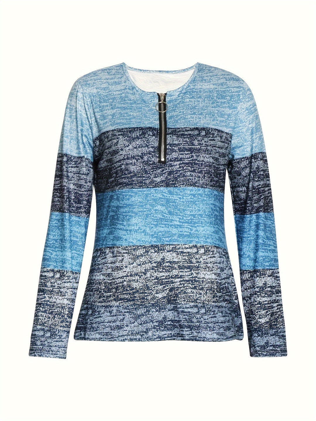 Ophelia | colourblock Quarter-Zip Top