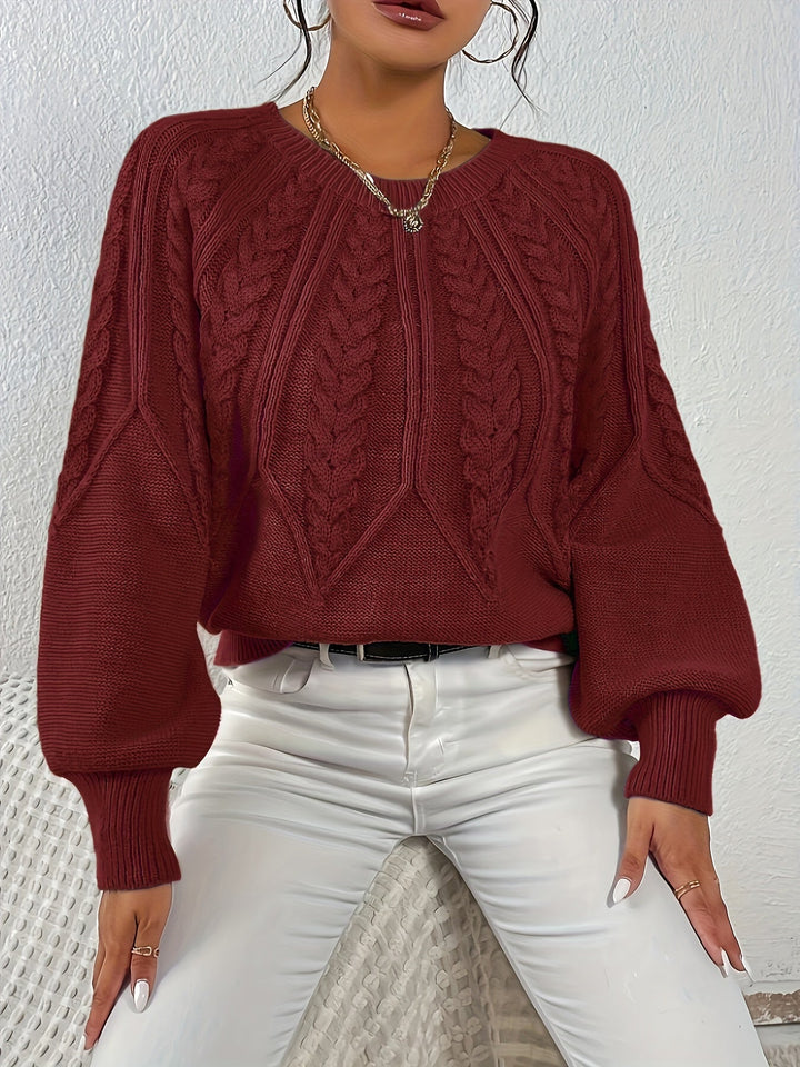 Eleanor | Relaxed Cable-Knit Jumper