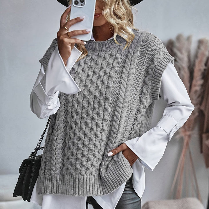 Bridget | Cozy Cable-Knit Jumper Vest