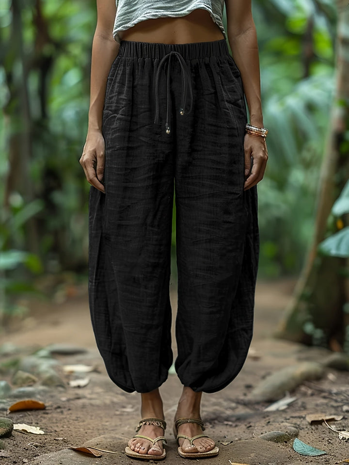 Marjorie | Relaxed Drawstring Lantern Trousers