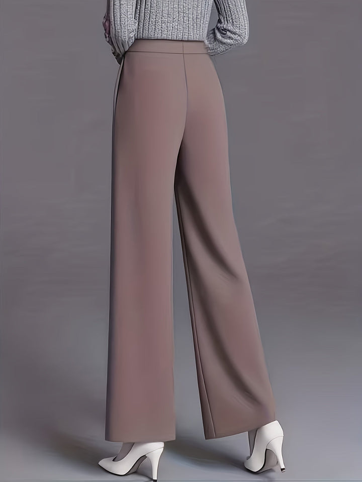 Claudia | High-Waisted Wide-Leg Trousers