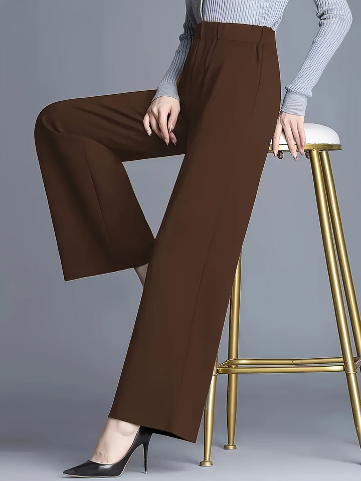 Claudia | High-Waisted Wide-Leg Trousers