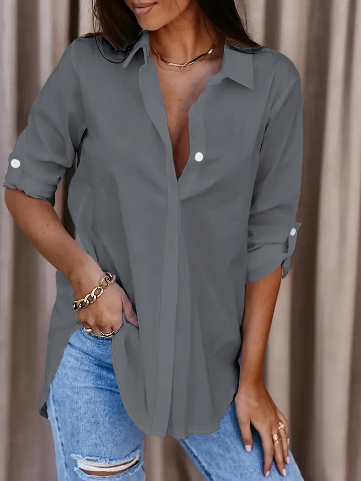 Sylvia | Relaxed Collared Shirt
