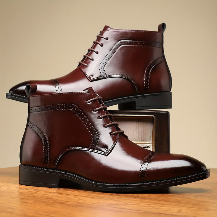 Everly | Refined Cap-Toe Ankle Boots