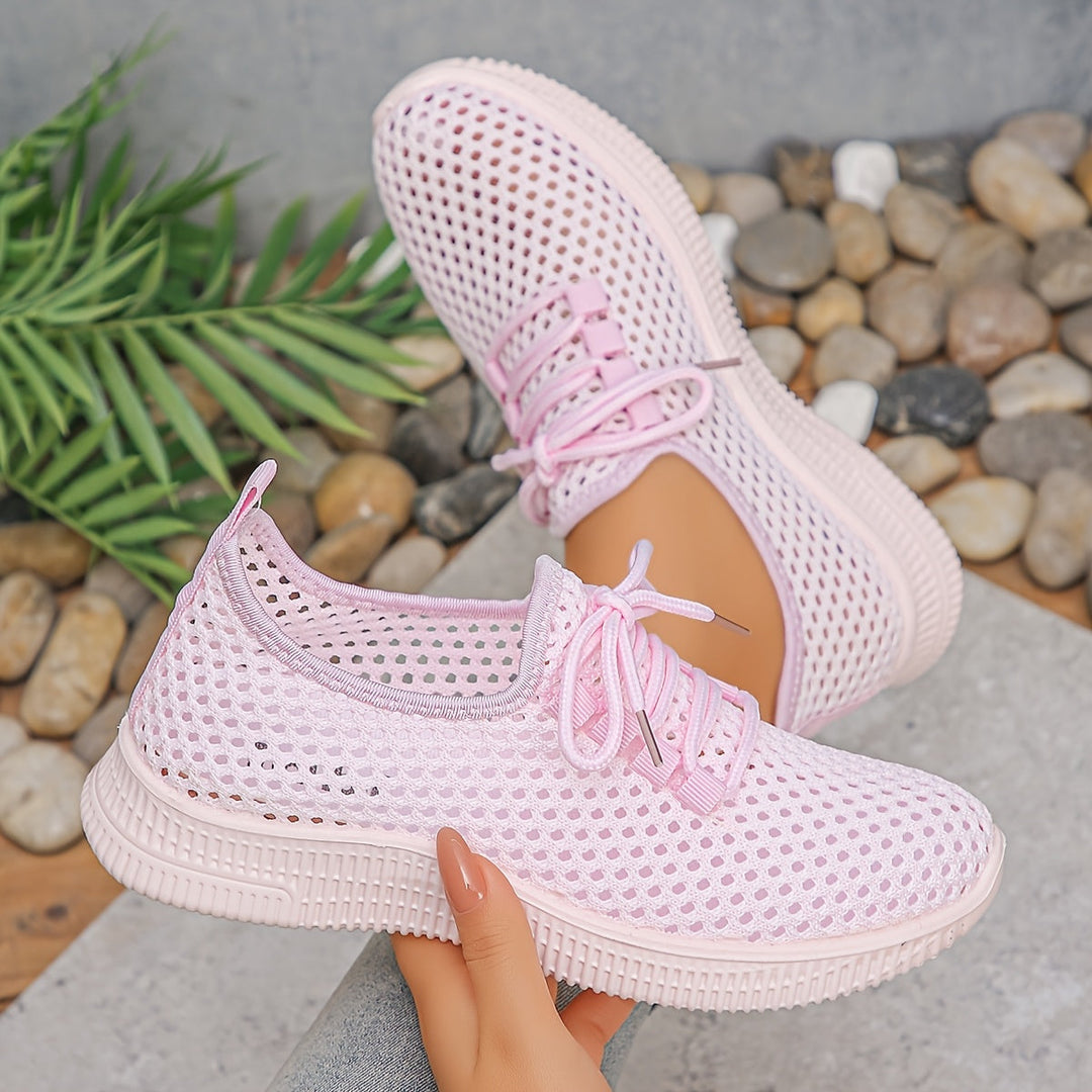 Marina | Airy Lace-Up Sneakers