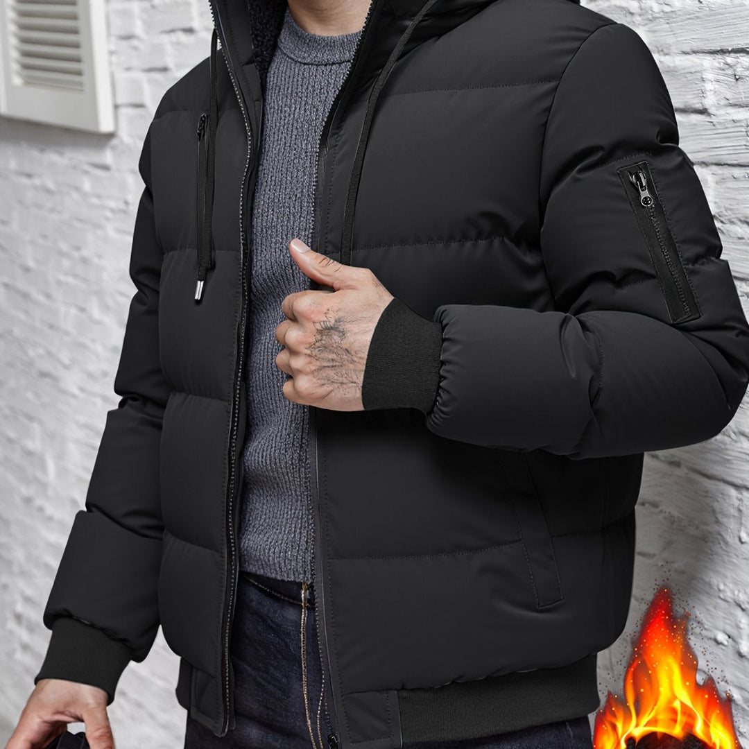 Bruce | Quilted Hooded Winter Jacket