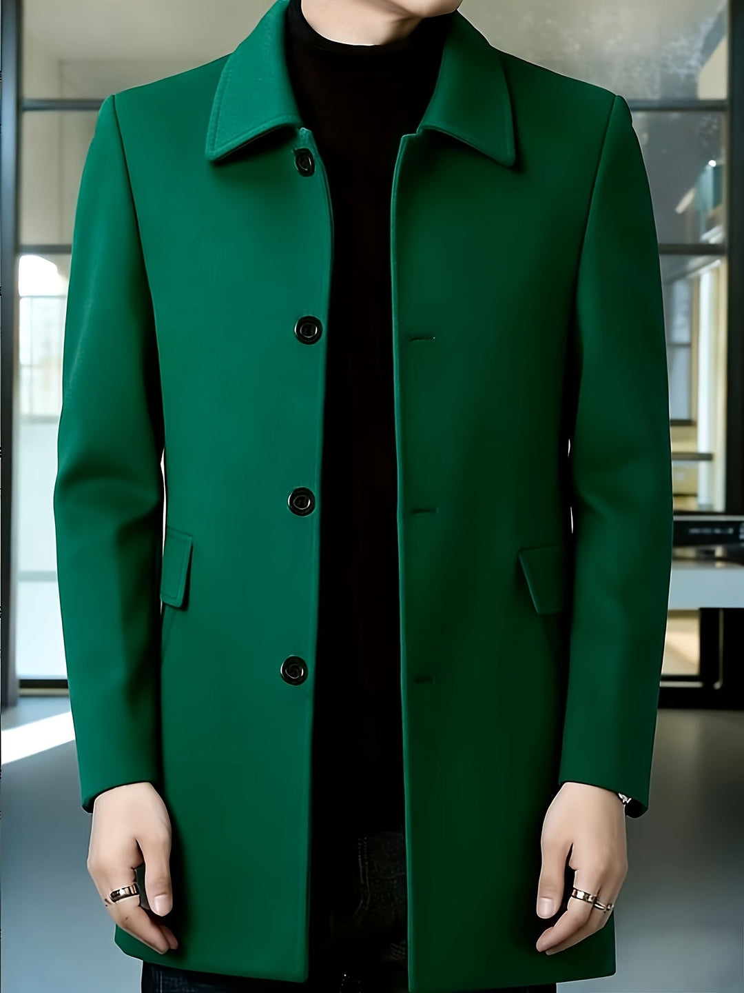 Gerard | Refined Single-Breasted Overcoat