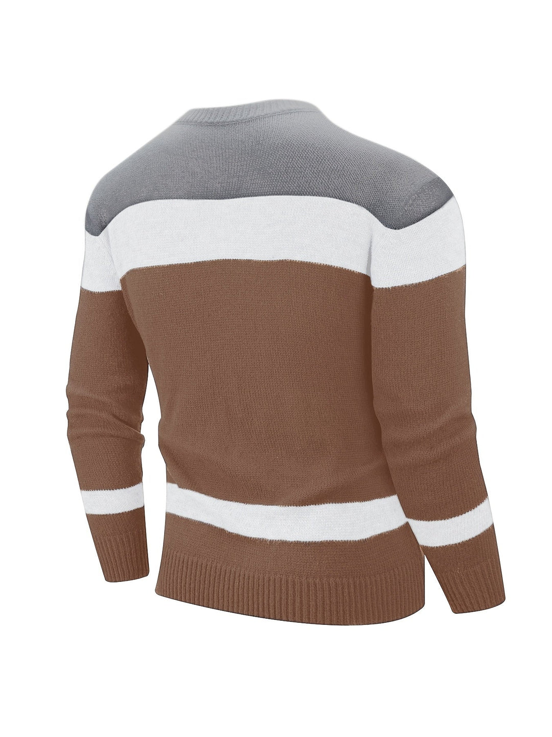 Ethan | colour Block Knit Jumper
