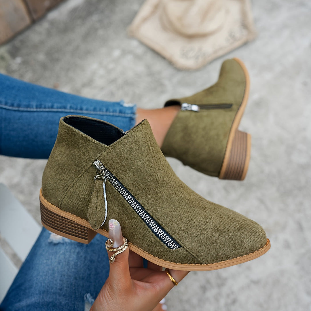 Bianca | Everyday Side-Zip Ankle Boots