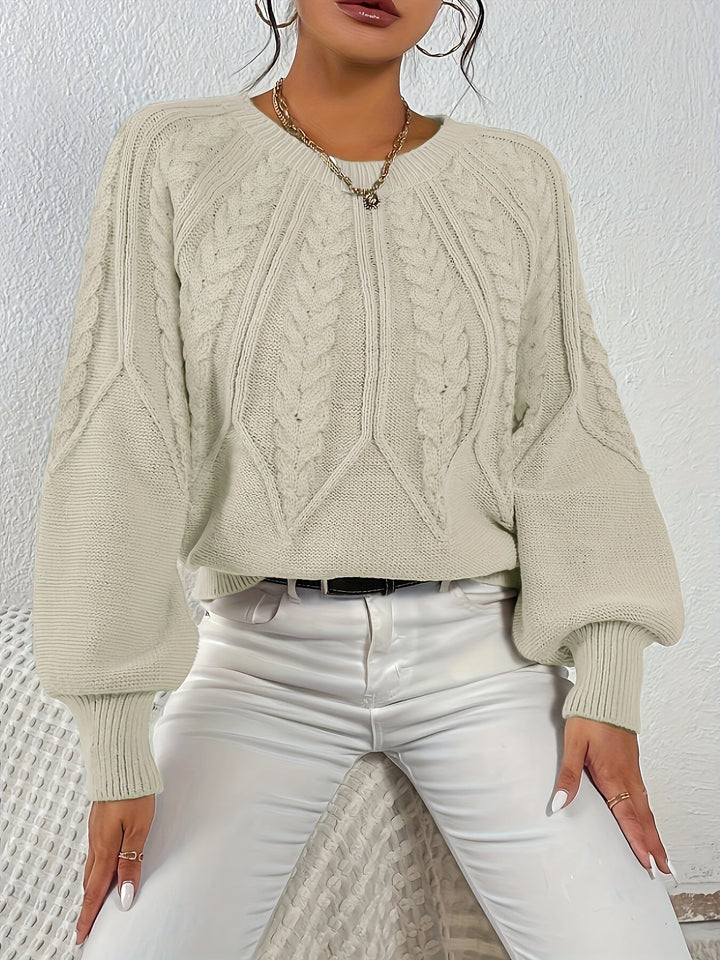Eleanor | Relaxed Cable-Knit Jumper