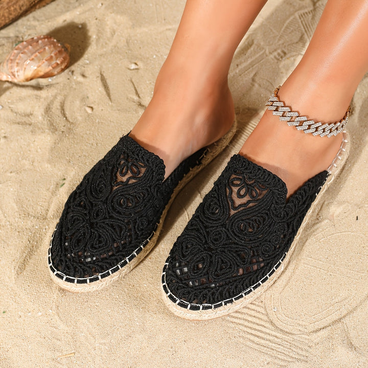 Bonnie | Woven Slip-On Mules