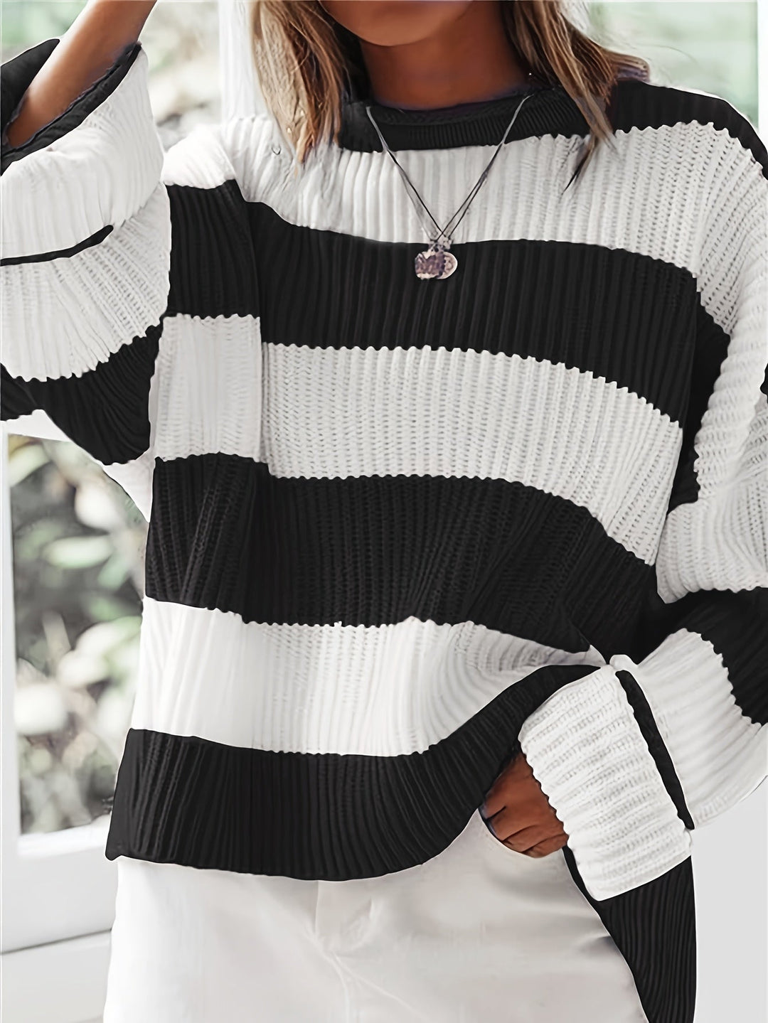Ivy | Relaxed colourblock Jumper