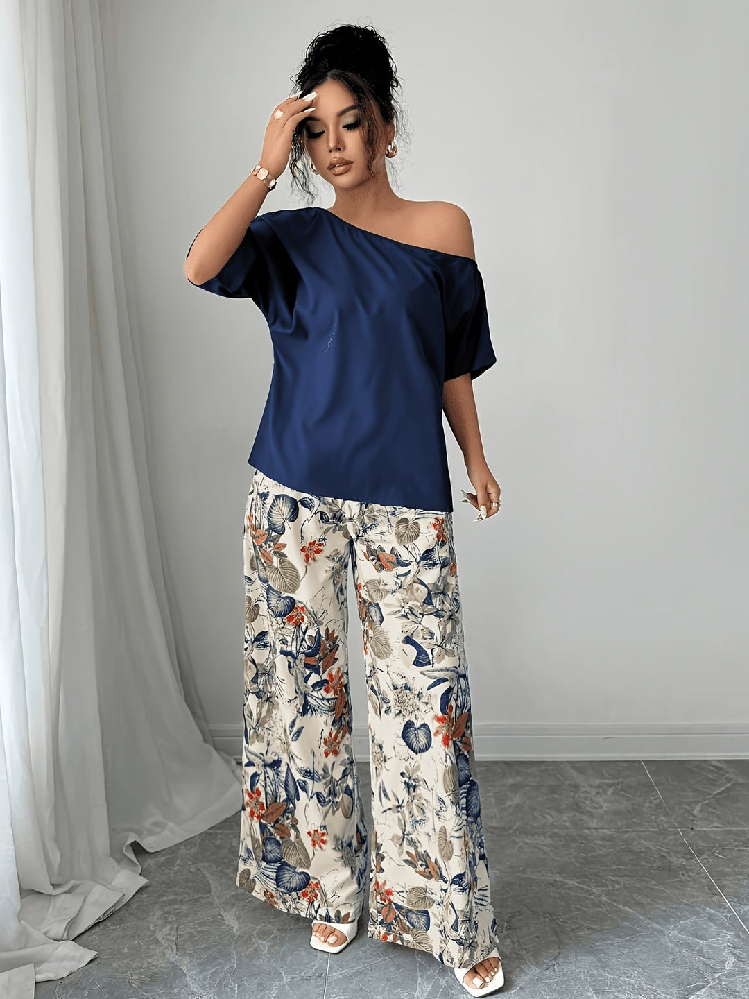 Estella | Off-Shoulder Two-Piece Set