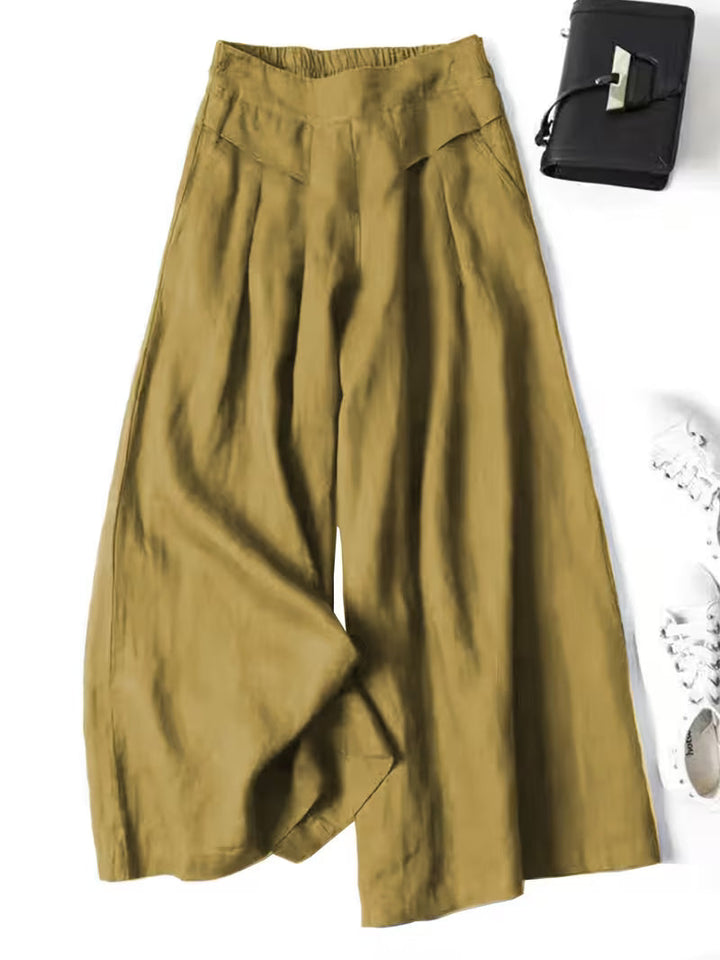 Valeria | Breathable Loose Wide-Leg Trousers