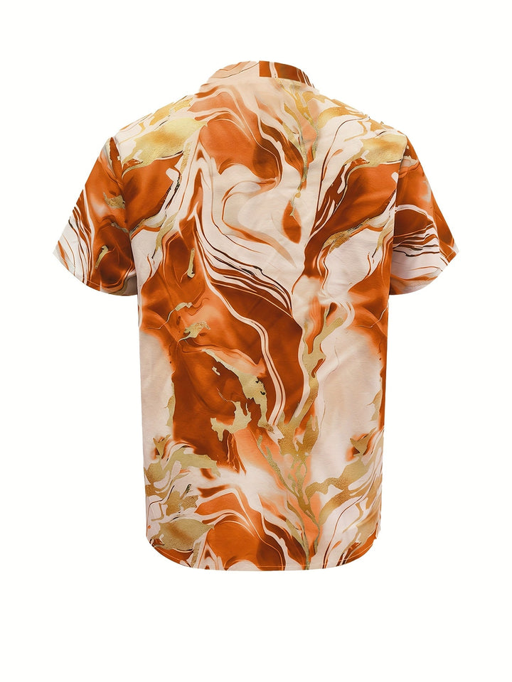Joanna | Artful Swirl-Print Blouse