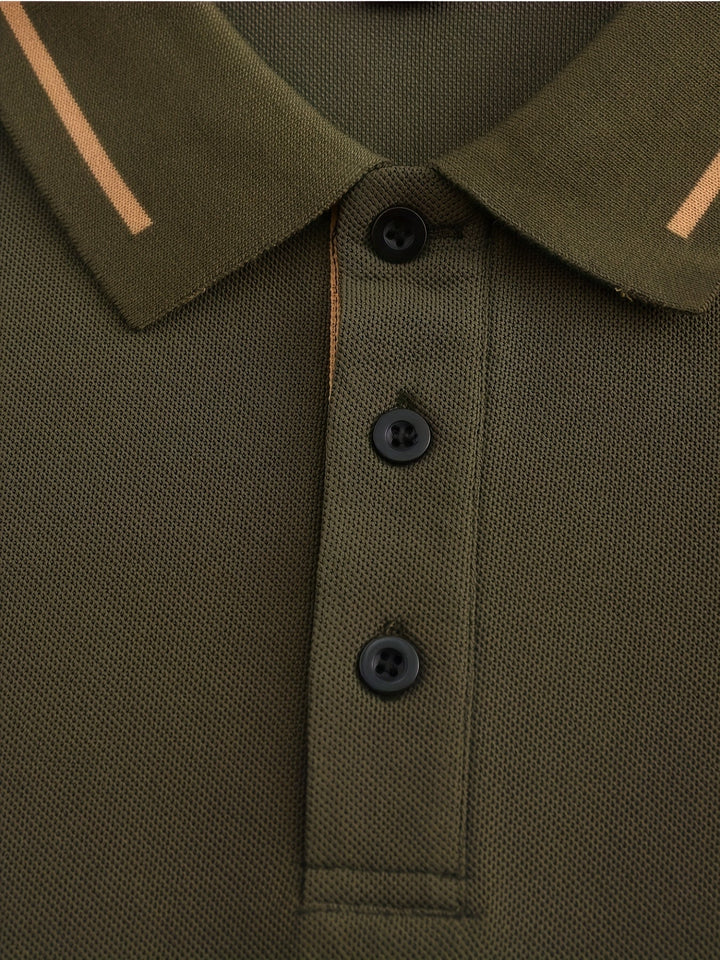 Dalton | Refined Long-Sleeve Polo Shirt