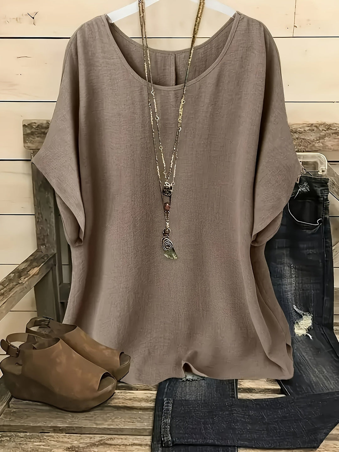 Maeve | Flowy Batwing Blouse
