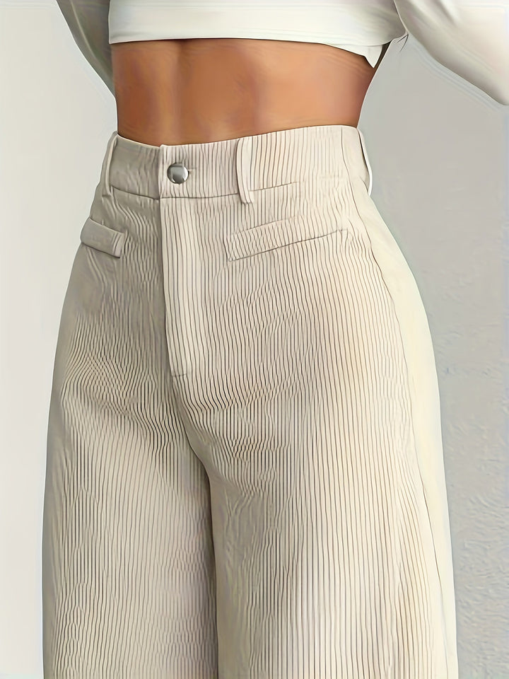 Kimberly | High-Waisted Wide-Leg Trousers