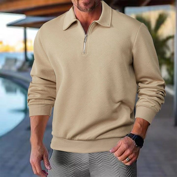 Hudson | Textured Half-Zip Pullover
