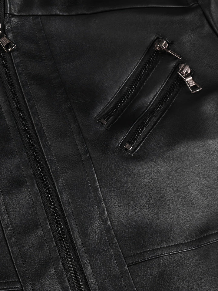 Roderick | Rugged Hooded Biker Jacket