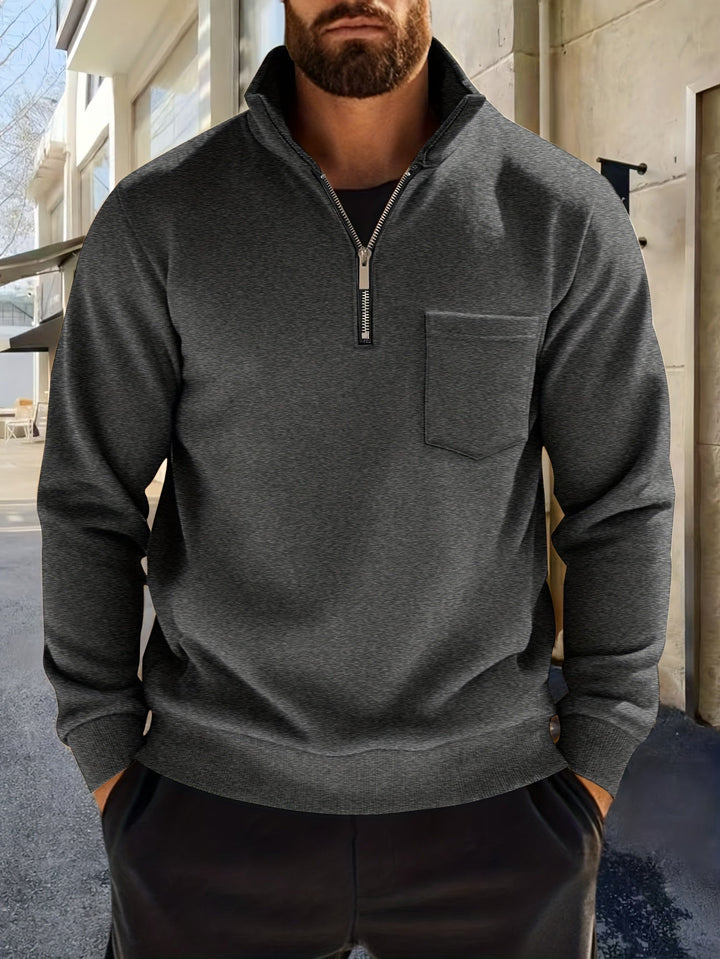 Emmett | Refined Half-Zip Pullover