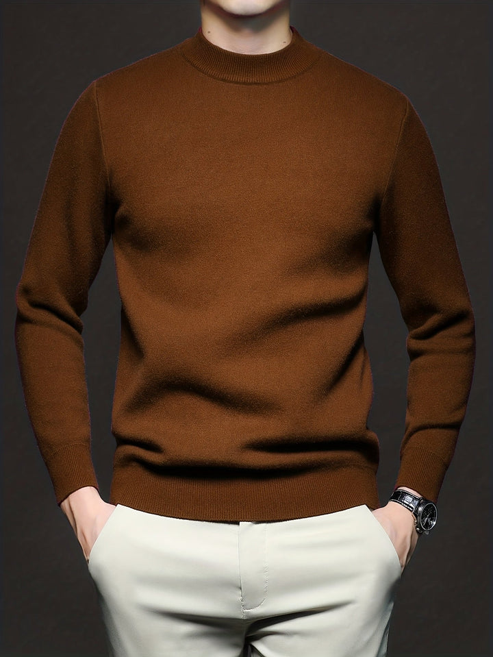 Russell | Refined Mock-Neck Jumper