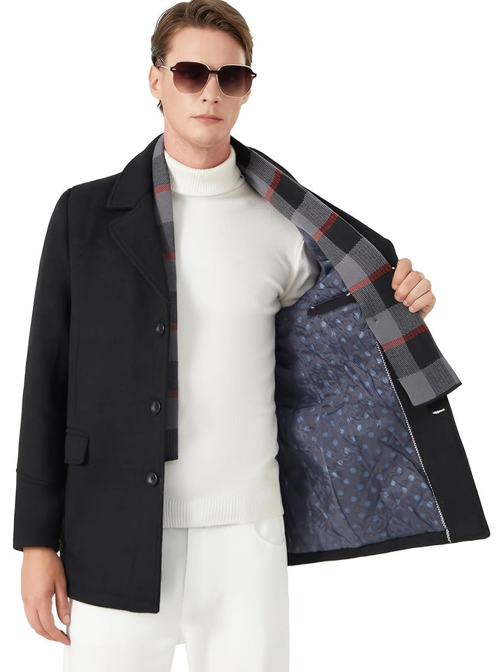 Callum | Tailored Single-Breasted Overcoat