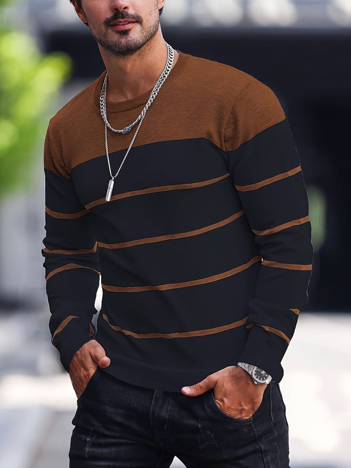 Henry | Striped Crew Neck Jumper
