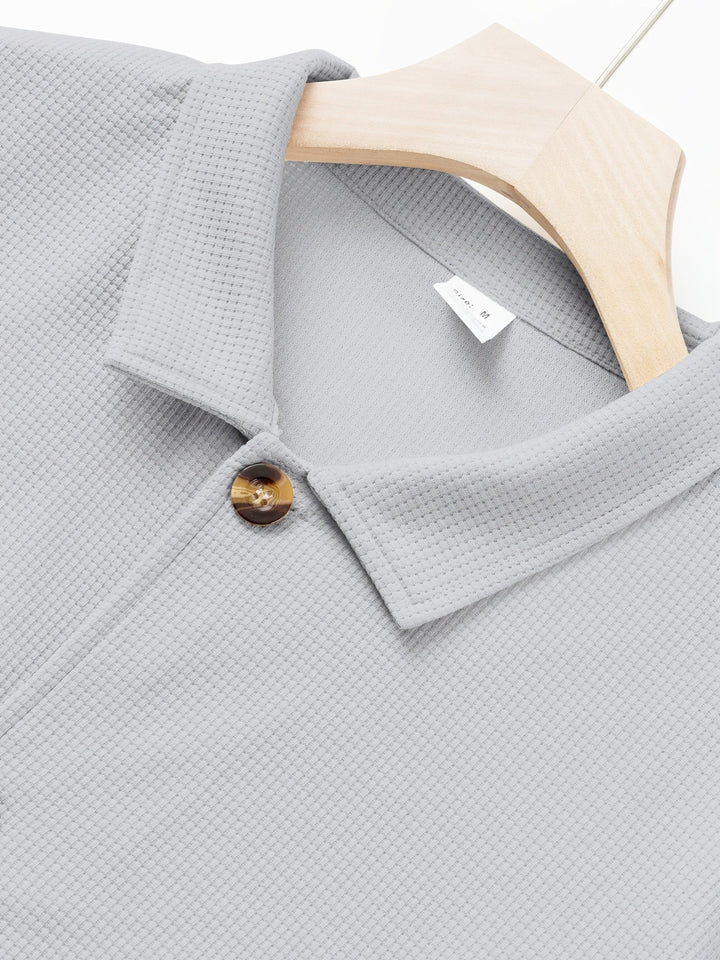 Foster | Textured Button-Up Jacket