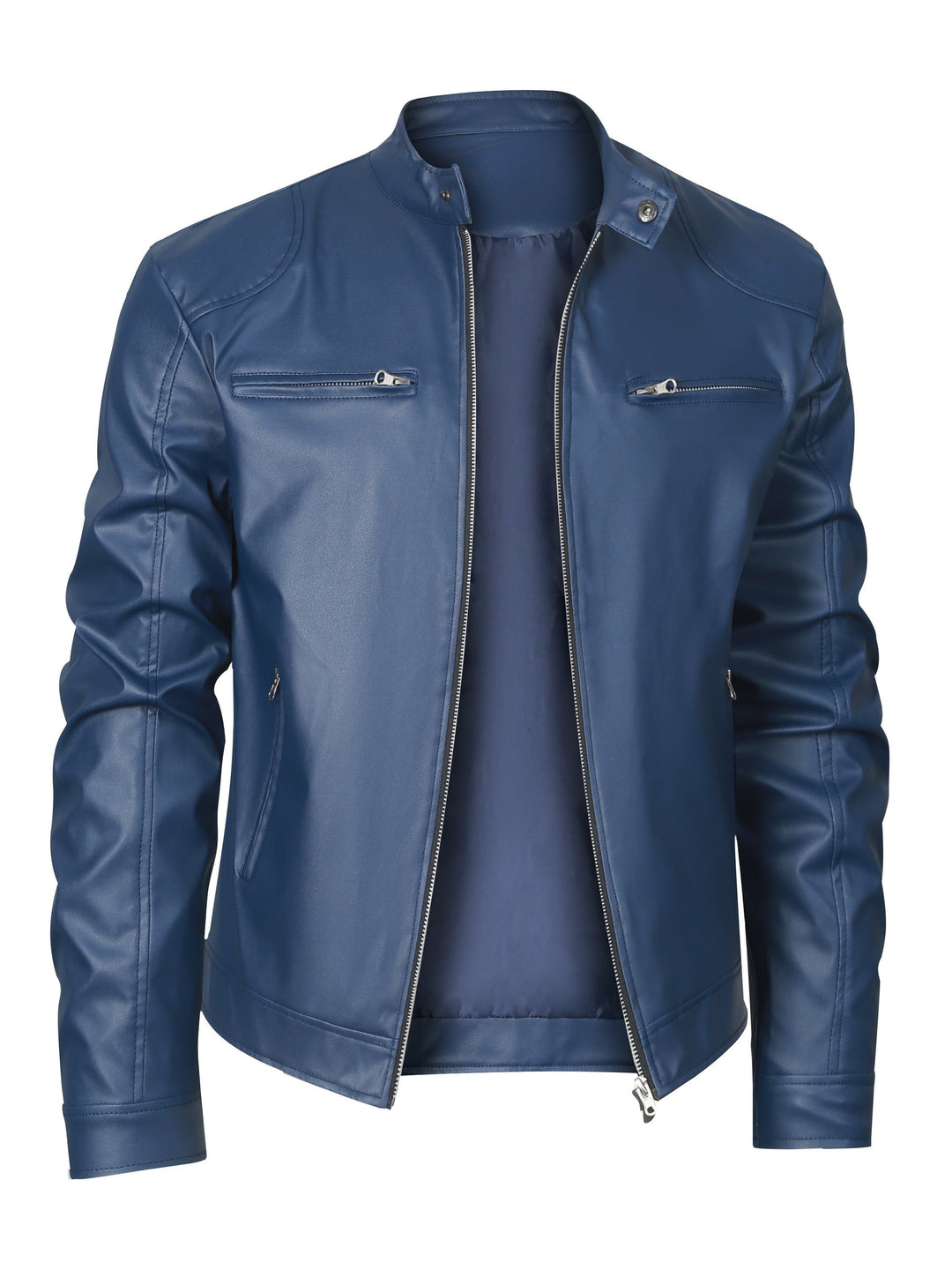 Roman | Stand-Collar Moto Jacket