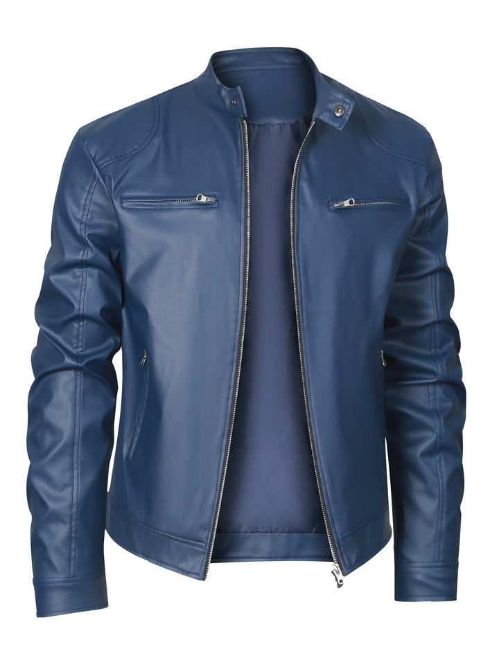Roman | Stand-Collar Moto Jacket