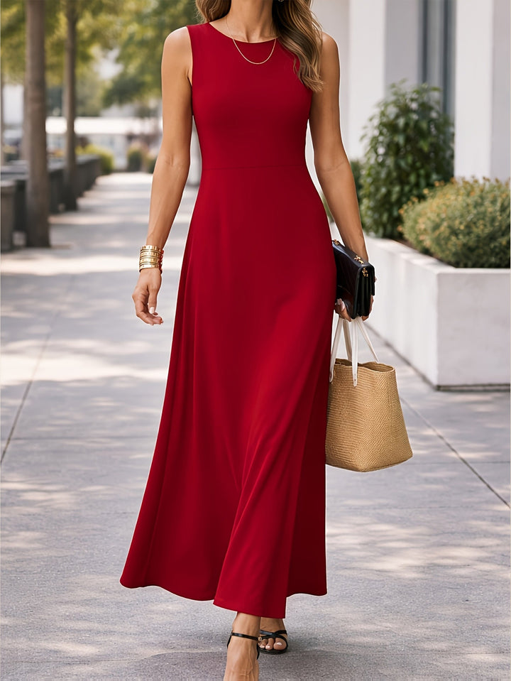 Clarissa | Sleeveless Flowing Maxi Dress