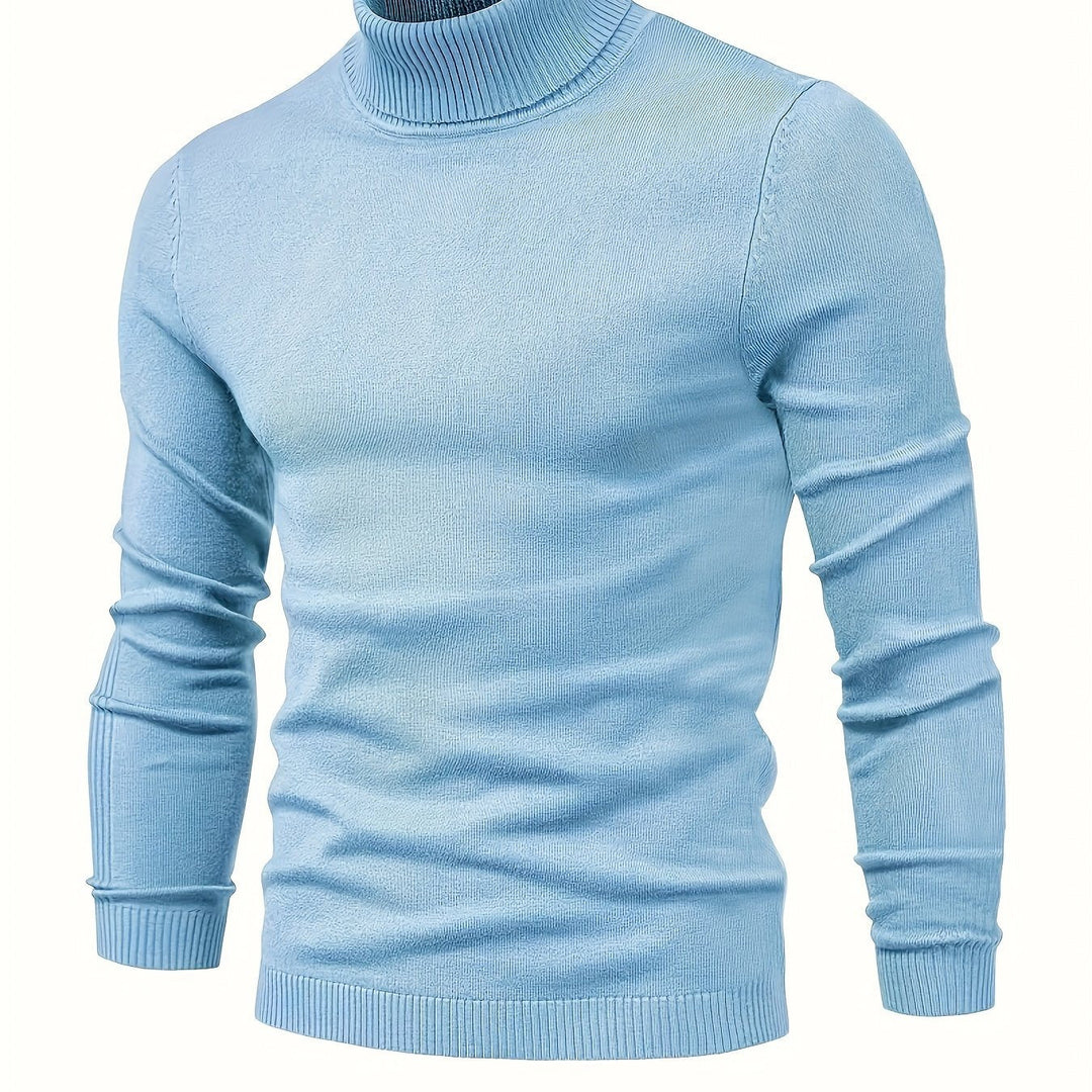 Malcolm | Classic Mock-Neck Jumper