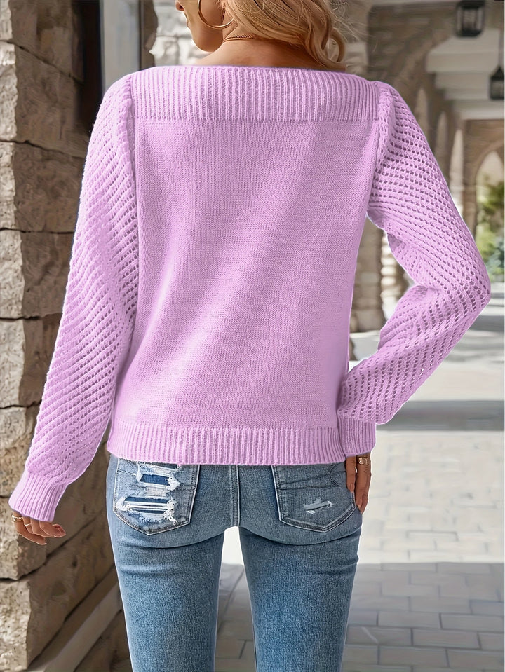 Maisie | Openwork Sleeve Jumper