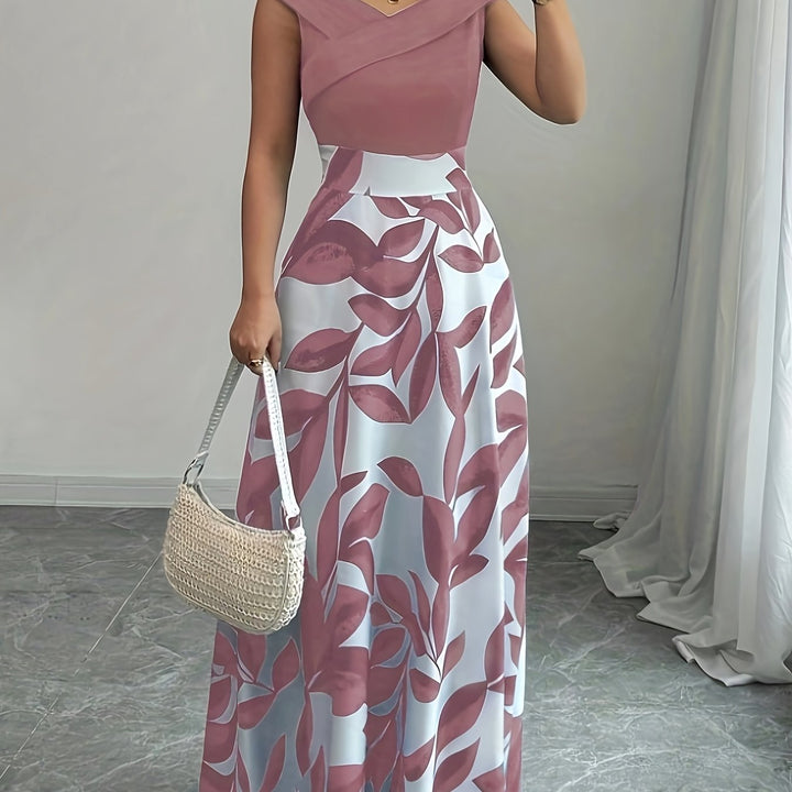 Lucille | Elegant Floral Maxi Dress