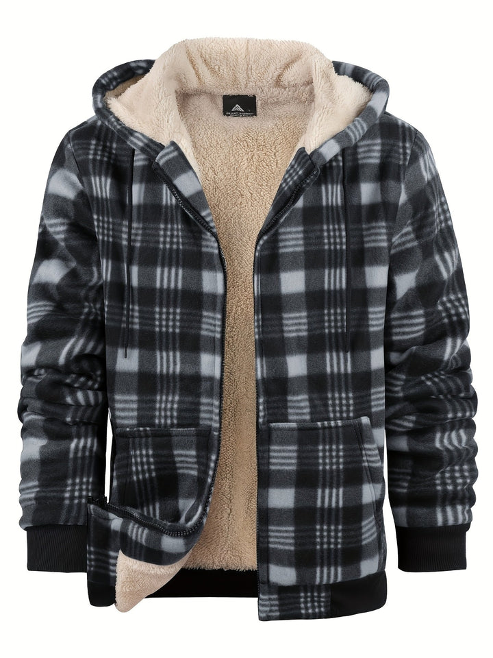 Declan | Cozy Hooded Zip-Up Jacket