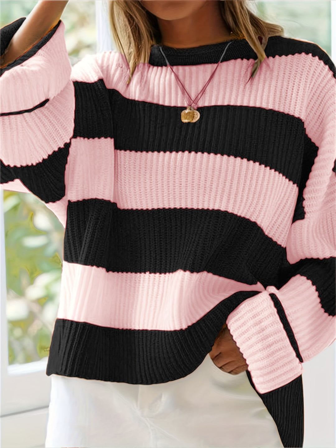 Ivy | Relaxed colourblock Jumper