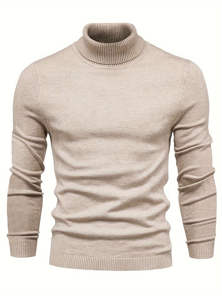 Malcolm | Classic Mock-Neck Jumper