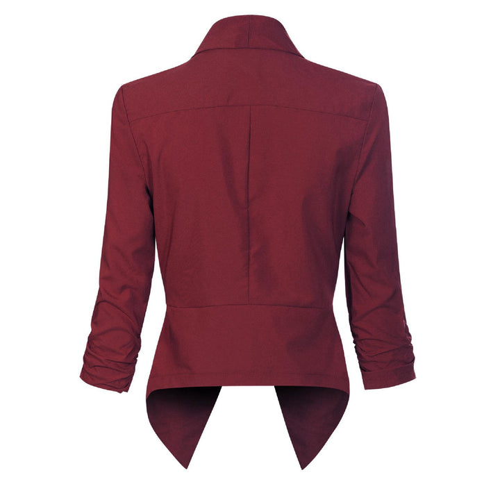 Penelope | Open-Front Draped Blazer