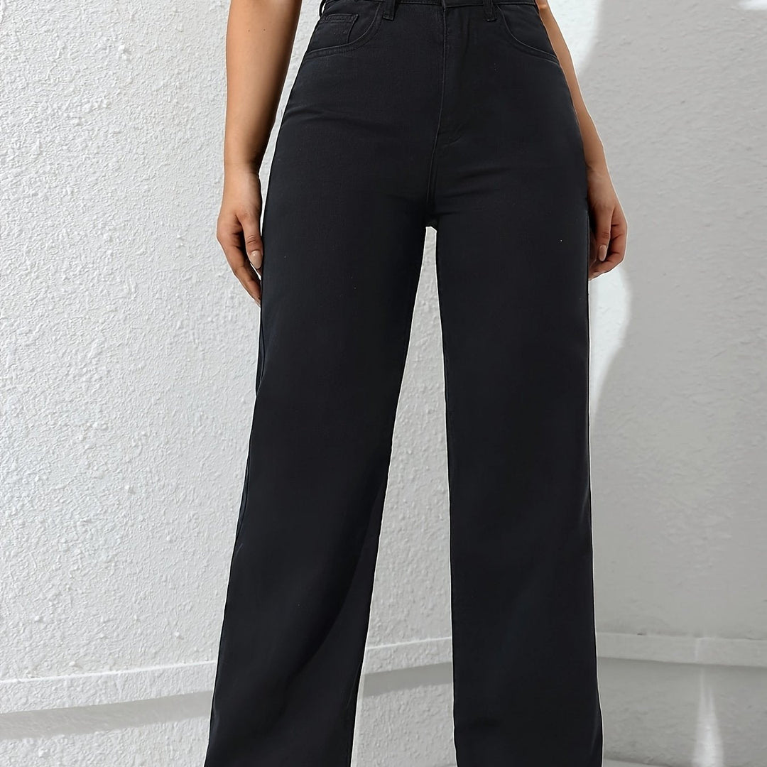 Marguerite Bloom | High-Waisted Wide-Leg Trousers